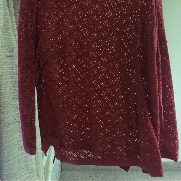 Vintage Pink Net Long Sleeve Shirt - Picture 2 of 2