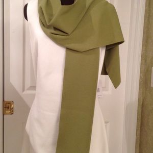 Sage green knit scarf