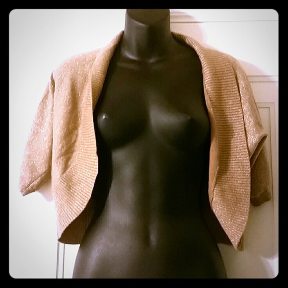 Gold Shimmery Bolero