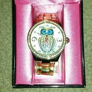 Betsey johnson owl watch