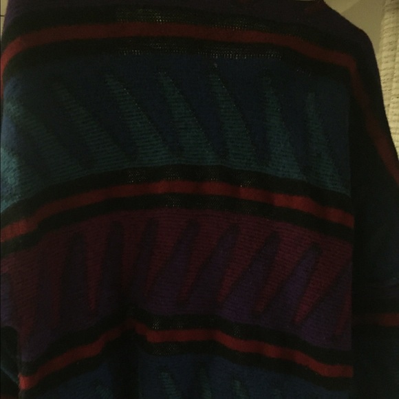 Awesome Colorful Thick Cardigan Sweater - Picture 2 of 3
