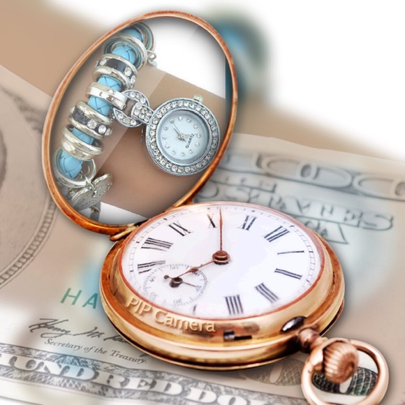 Gorgeous turquoise and silver Quartz watch. - Picture 2 of 3