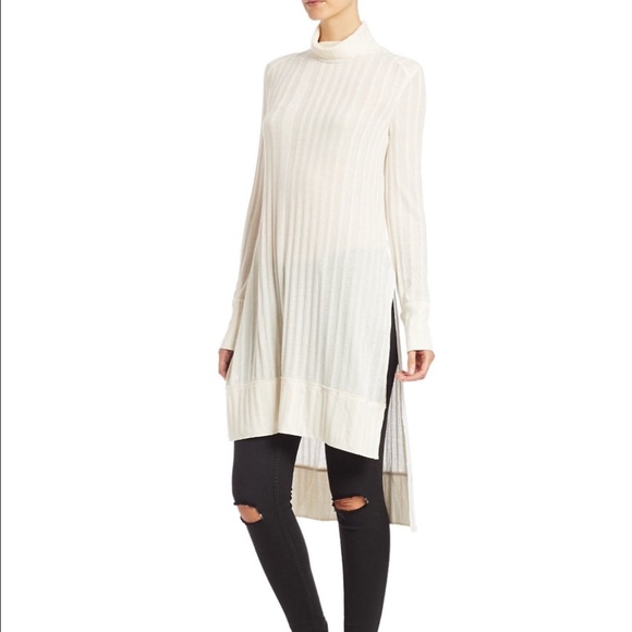 NWT Free People Ribbed Tunic Sweater