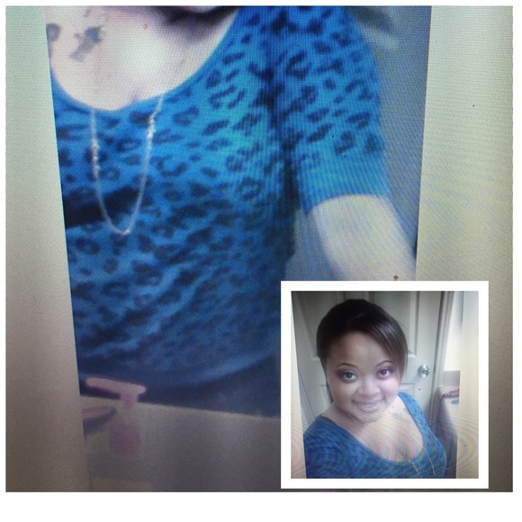 Blue animal print shirt for sale