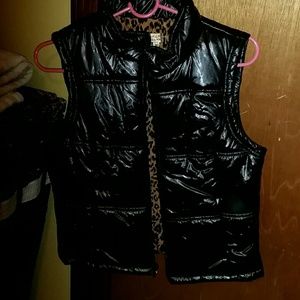 Vera Wang leather vest