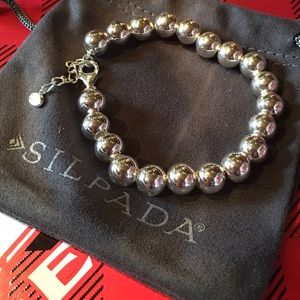 NEW Silpada sterling silver ball bracelet.