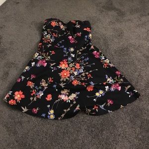 Express mini floral dress