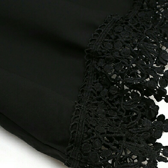 Lace patchwork loose party dress - Picture 3 of 3