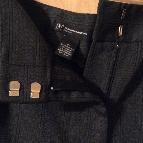 Size 18 dark grey straight leg dress slacks - Picture 2 of 4