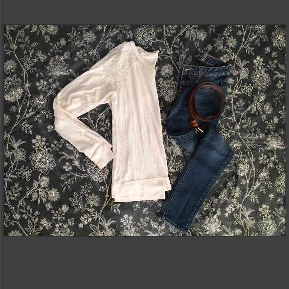 Cream PINK Top