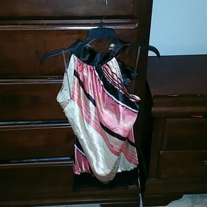 Halter  top with side bow