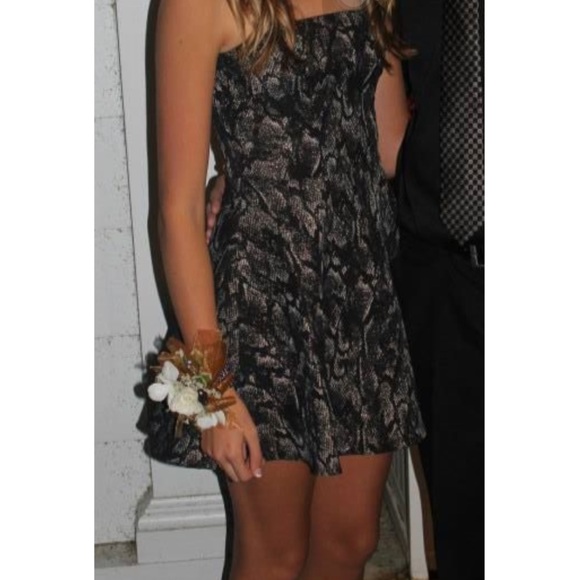 Strapless cocktail dress
