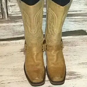 Frye harness boots