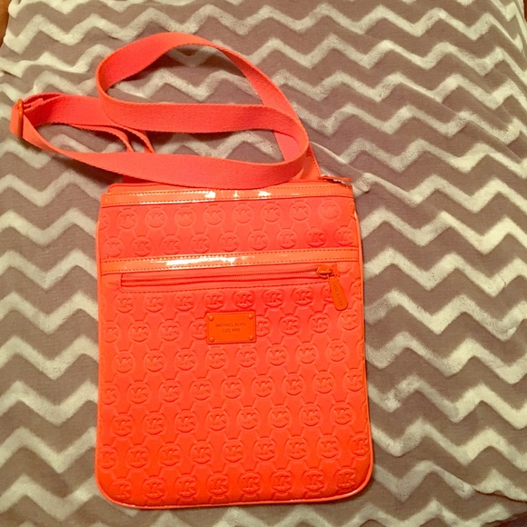 Michael Kors orange crossbody