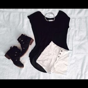 Black Short-Sleeve Shirt