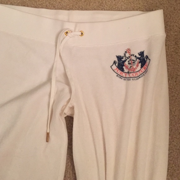 Juicy couture white sweats