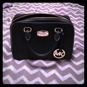 Black Michael Kors baby satchel