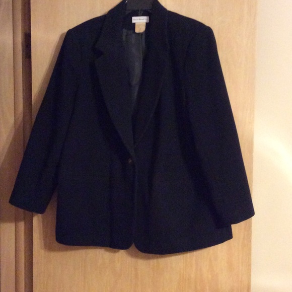 Black wool blazer - Picture 1 of 3