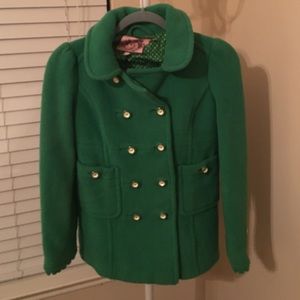 Juicy Couture Green Pea Coat