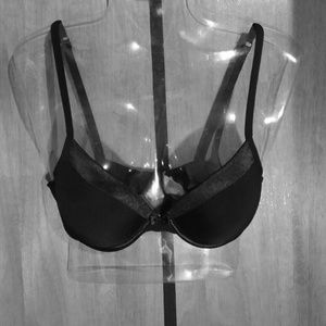 Black halter bra