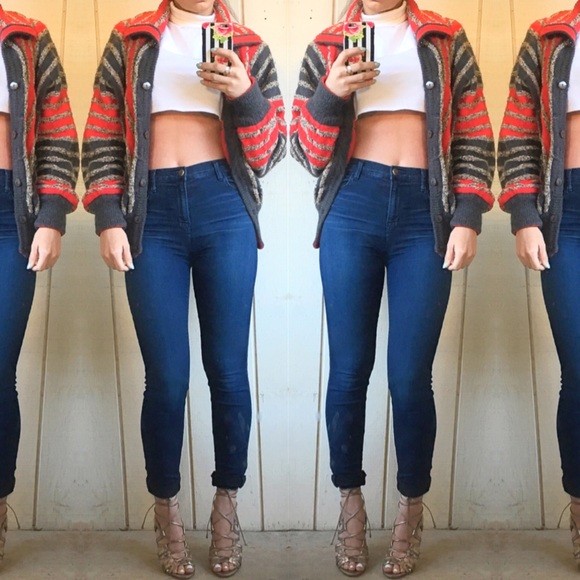 Escada Sweaters - Vintage Escada striped oversized cardigan