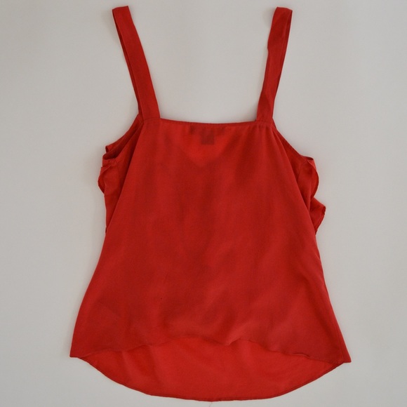 Die Silk Ruffle Tank - Picture 2 of 4