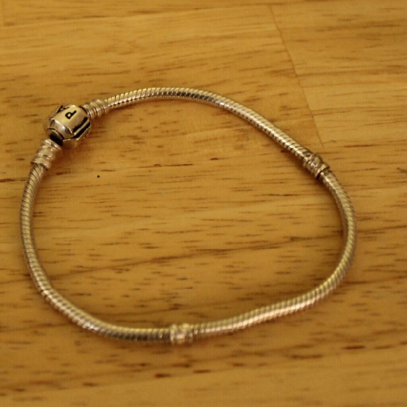 Classic Silver Charm Bracelet 19cm