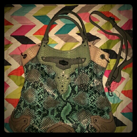 MissMe snake print purse