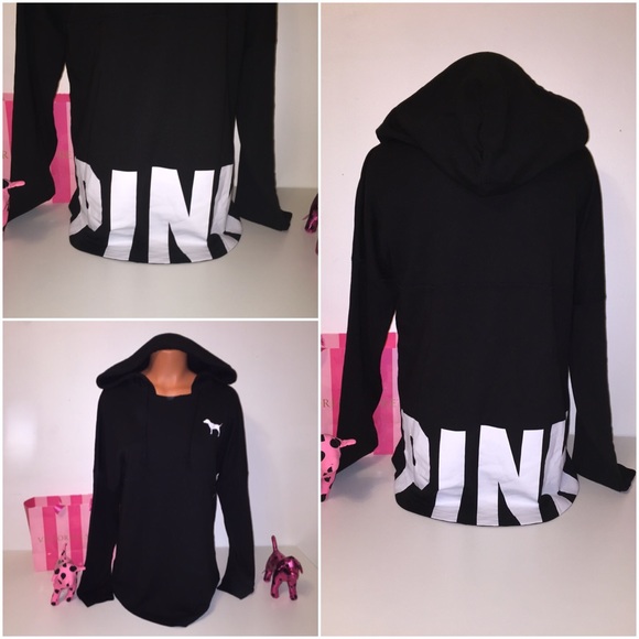 PINK Victoria's Secret Tops - ✅RESTOCKED! NEW PINK VS BIG LOGO HOODIE