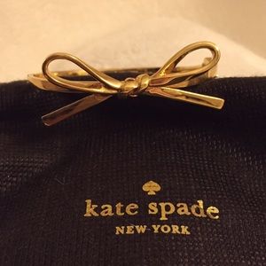 Kate Spade gold bow bracelet