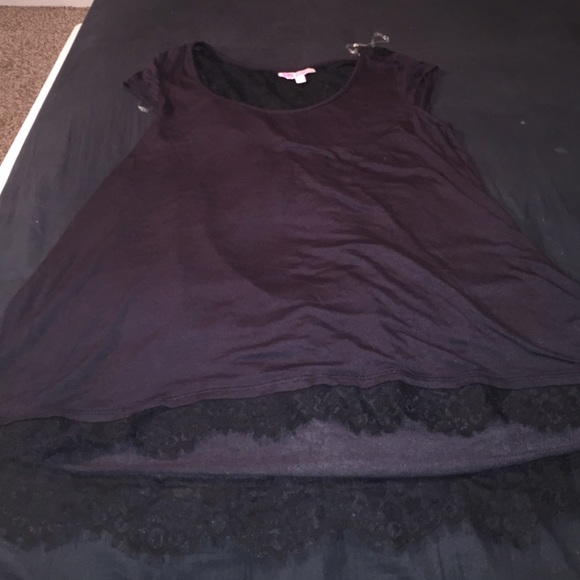 Lace black shirt