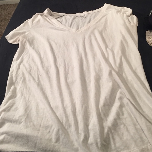 White V-Neck