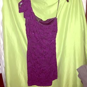 Purple Sequence Dress