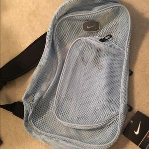 Nike Blue Mesh Backpack