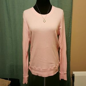 Baby pink Gap Thermal long sleeve