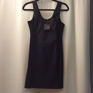 Faux leather and knit stretch Guess dress