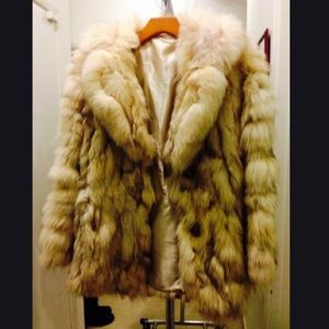100% rabbit fur coat!!!