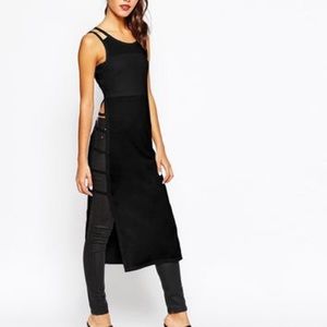 Daisy Street Black Maxi Tunic