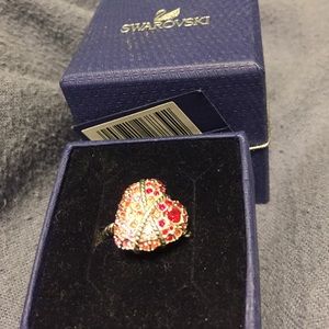 Swavorski heart ring