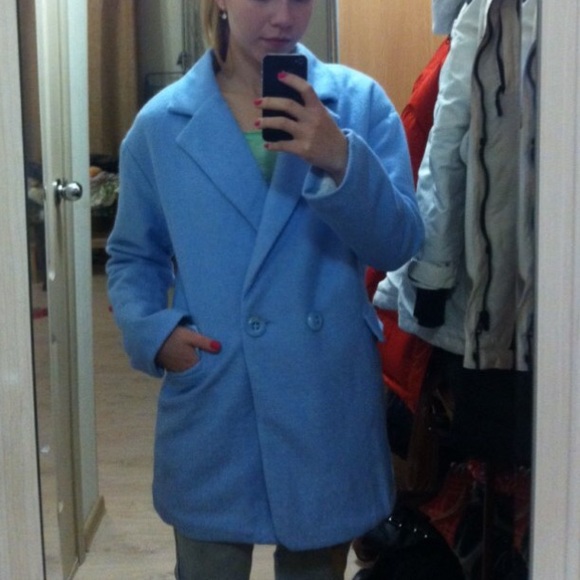 Blue Long Coat - Picture 4 of 4
