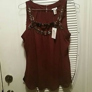Christmas gift! burgundy dress shirt from cache