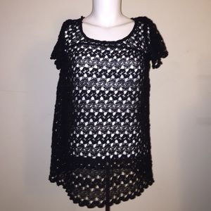 Nordstrom Mimi Chica Black Shirt