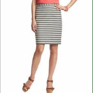 Loft nautical striped pencil skirt (Petite)