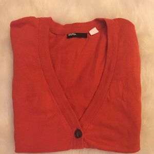 URBAN OUTFITTERS BURNT ORANGE CARDIGAN