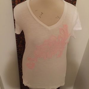 Final price tunic length cotton tee shirt