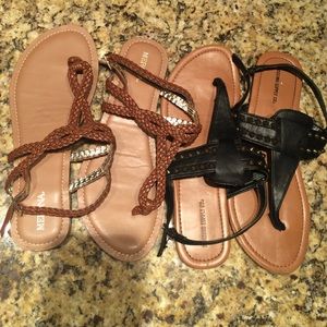 2 Pair sandal bundle!