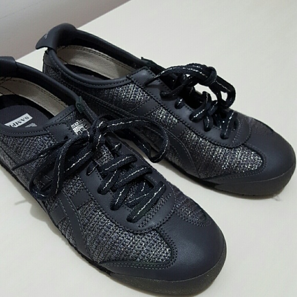 Navy blue Asics NWOT Retro Sneakers