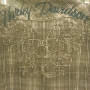 Womens Harley Davidson button down
