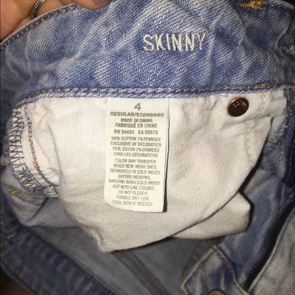 acid wash, ripped, American eagle jeans - Picture 3 of 3