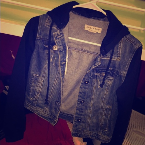 Jean crop jacket